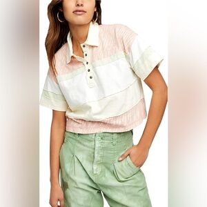 We the free/ Free People Neutral Combo Bella T-Shirt NWT size XS